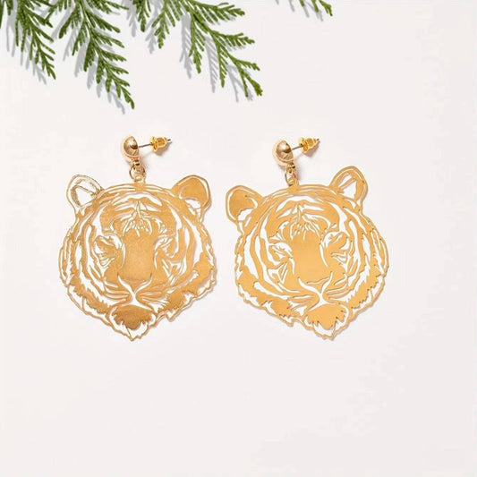 LSU Tiger Gold Earrings