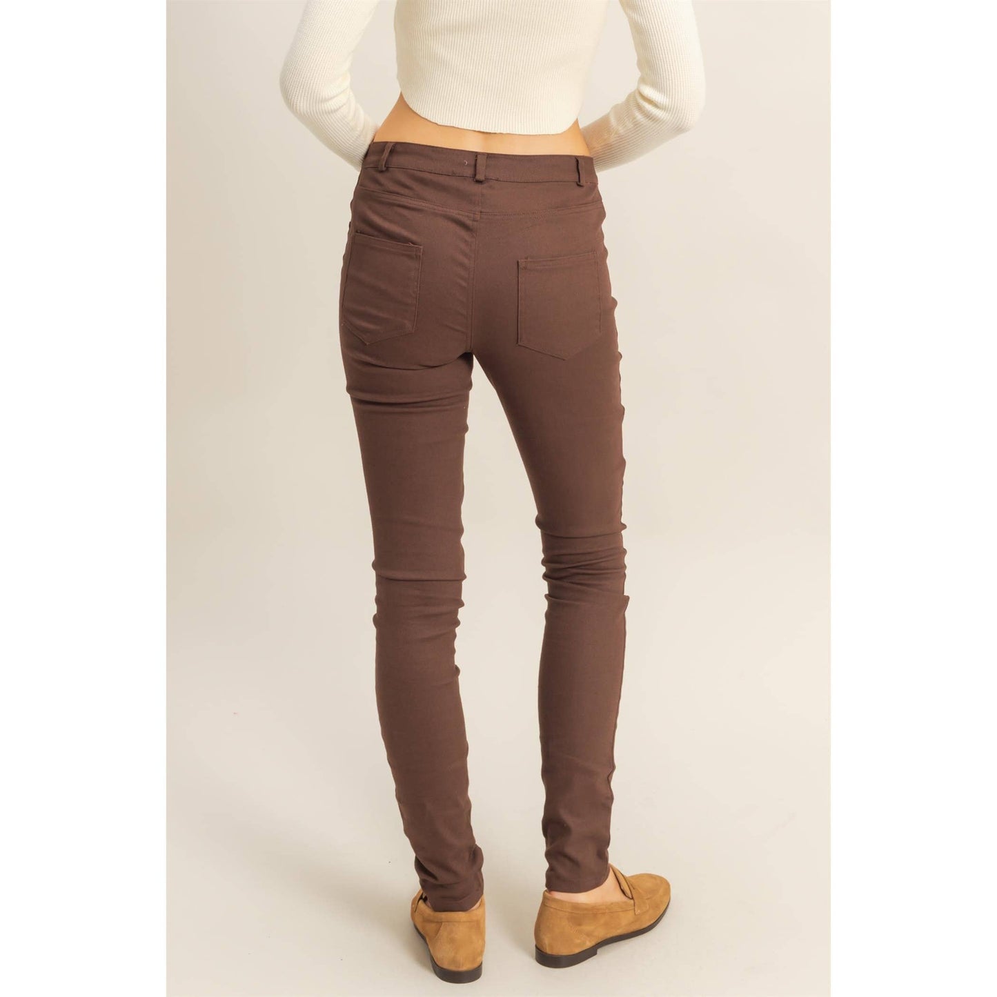 Low-Rise Skinny Pants