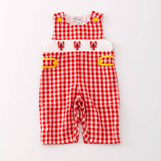 Crawfish Smocked Baby Jon Jon