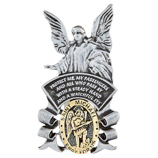 St Mchl/Guard Angel Visor Clip