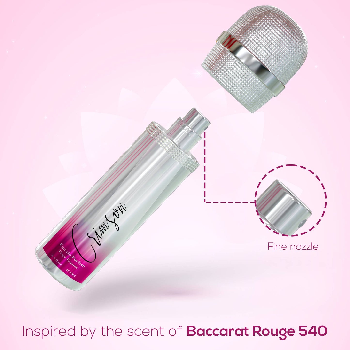 Crimson INSPIRED by BACCARAT ROUGE 540 100 ML 3.4 FL OZ