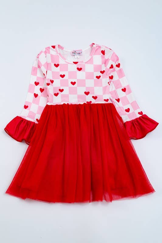 Red Heart Tutu Dress