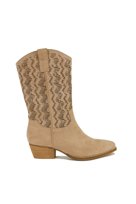 DALLAS- Laser-Cut Western Boot