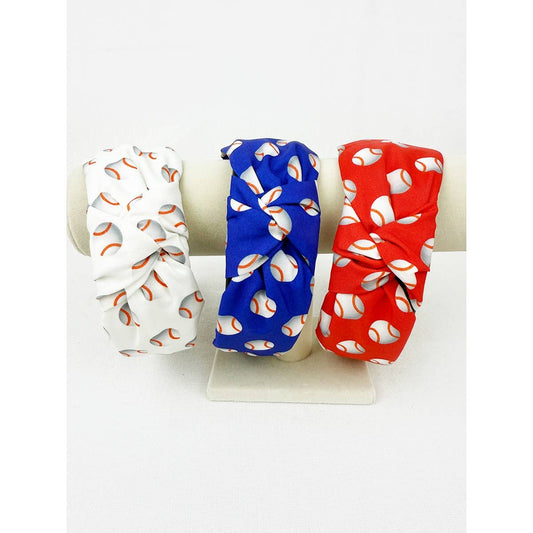 Baseball Game Day Knot Hairband