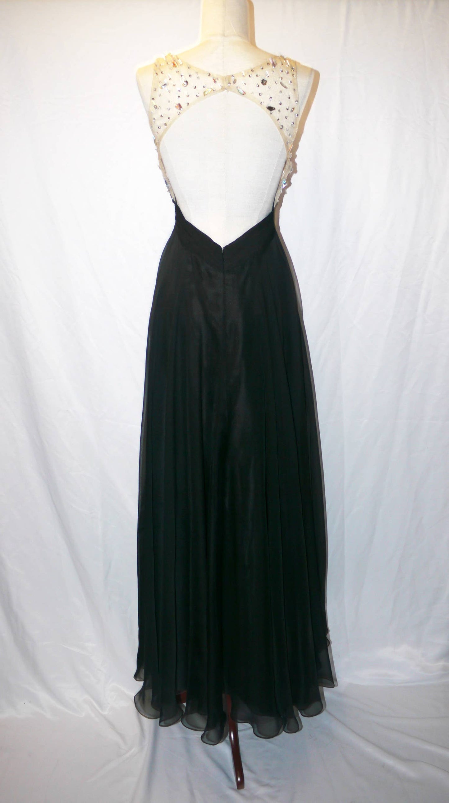 Chiffon Dress With Jewel Rhinestones ~ Medium