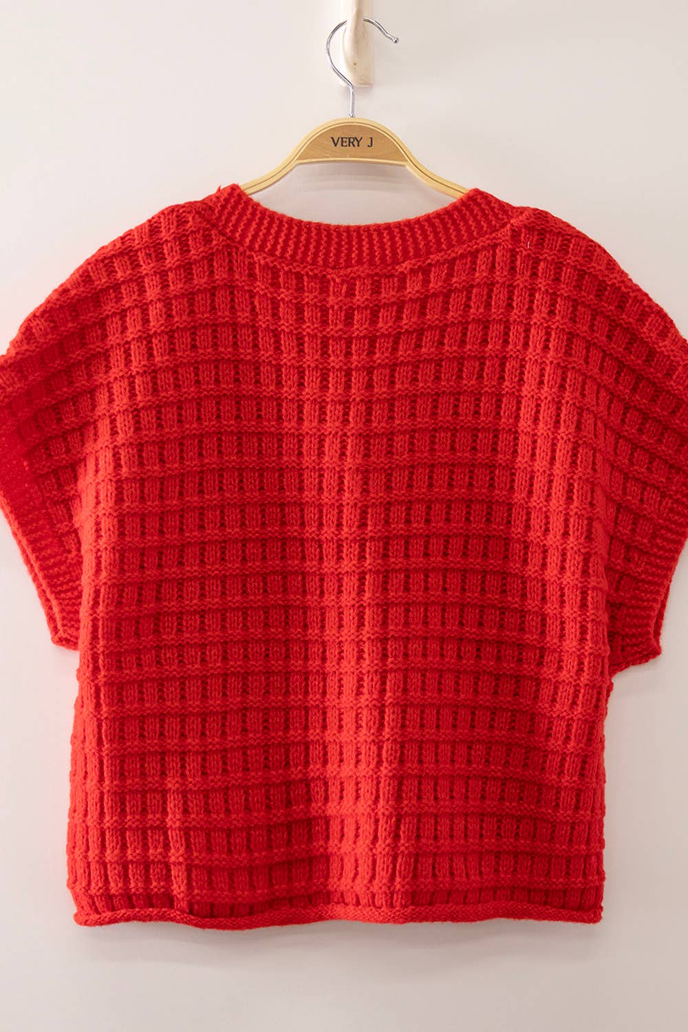 Waffle Texture Crop Cardigan (Multiple Colors)