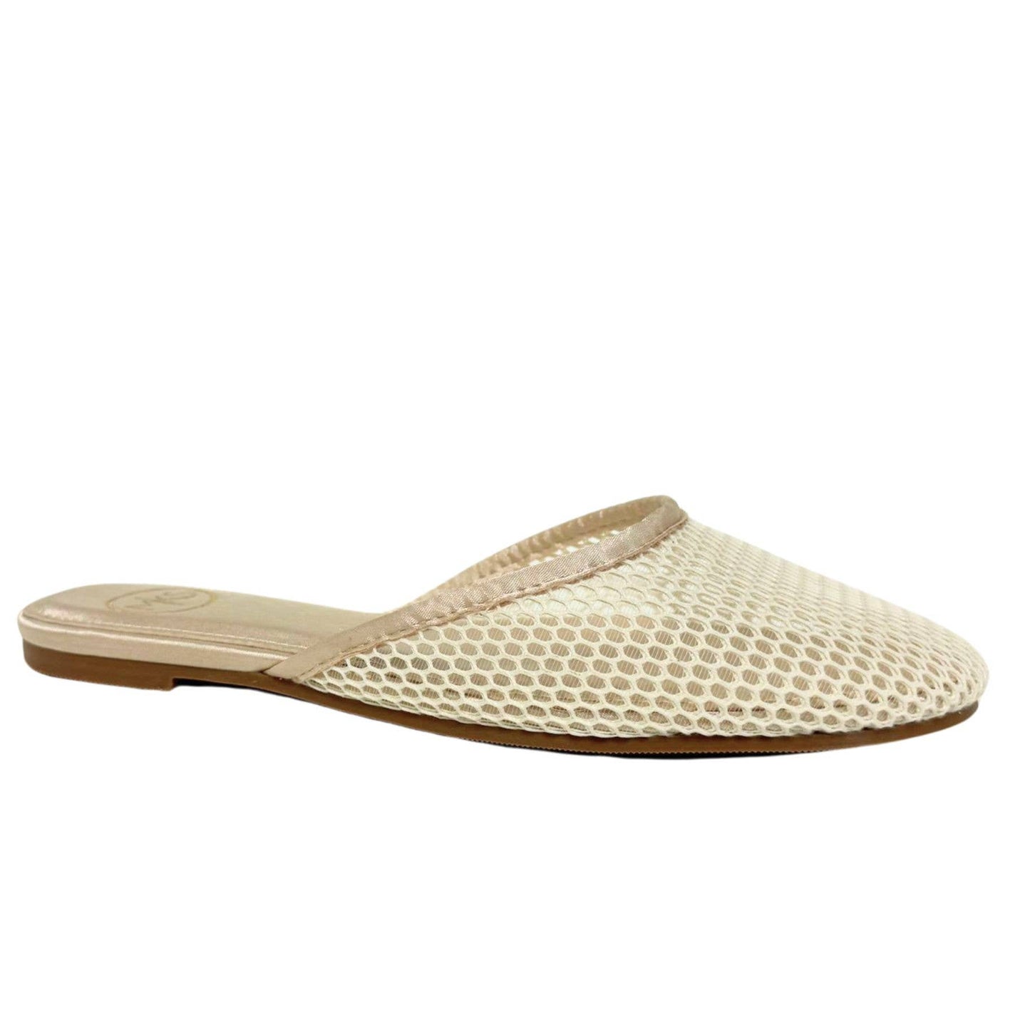 Levi Women's Mesh Pointed Toe Slip-On Flat Mule