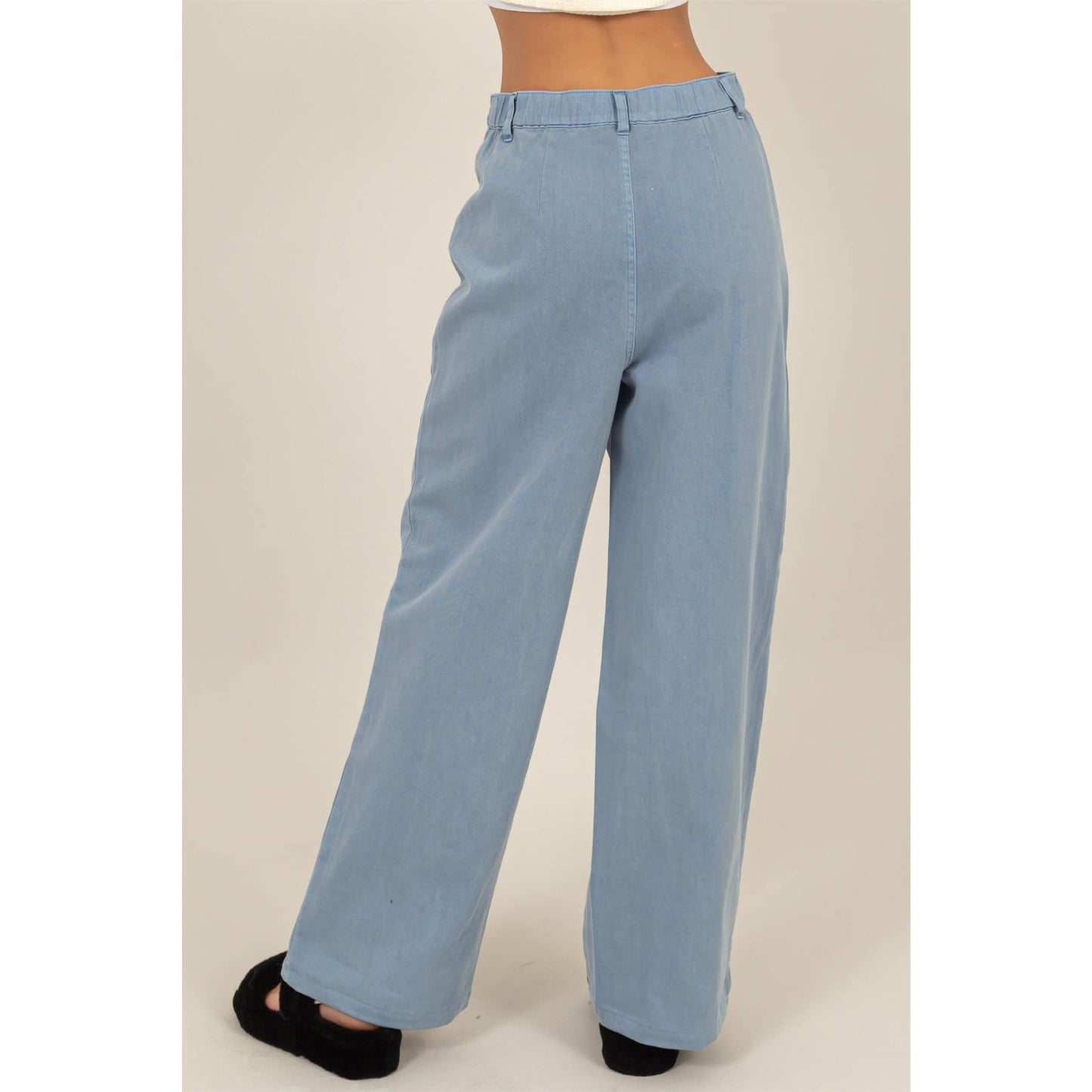 High-Waist Wide-Leg Pants