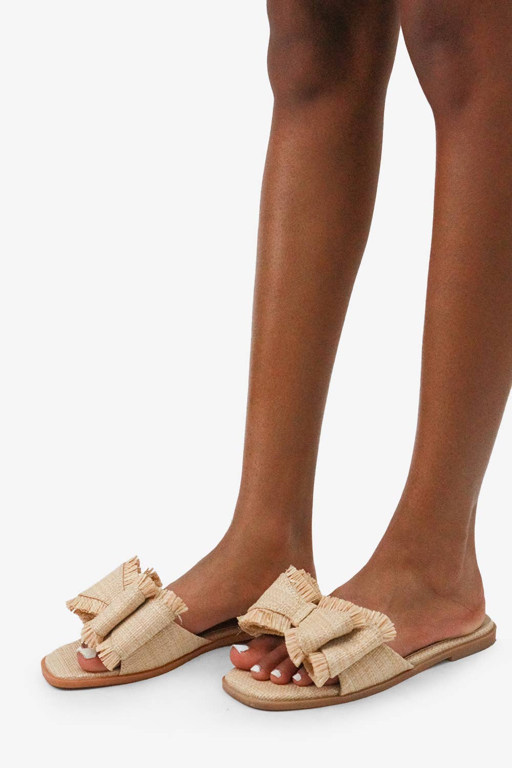 RESORT STAY -  Raffia Bow Sandal