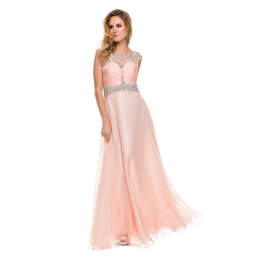 BEADED BODICE FORMAL DRESS ~ Small