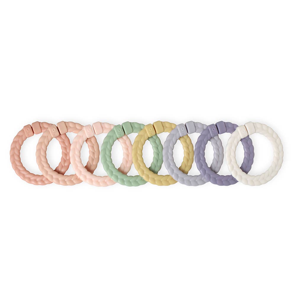 Bitzy Bespoke Itzy Rings™ Linking Ring Set: Pastel