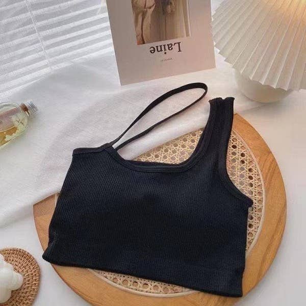 One shoulder top