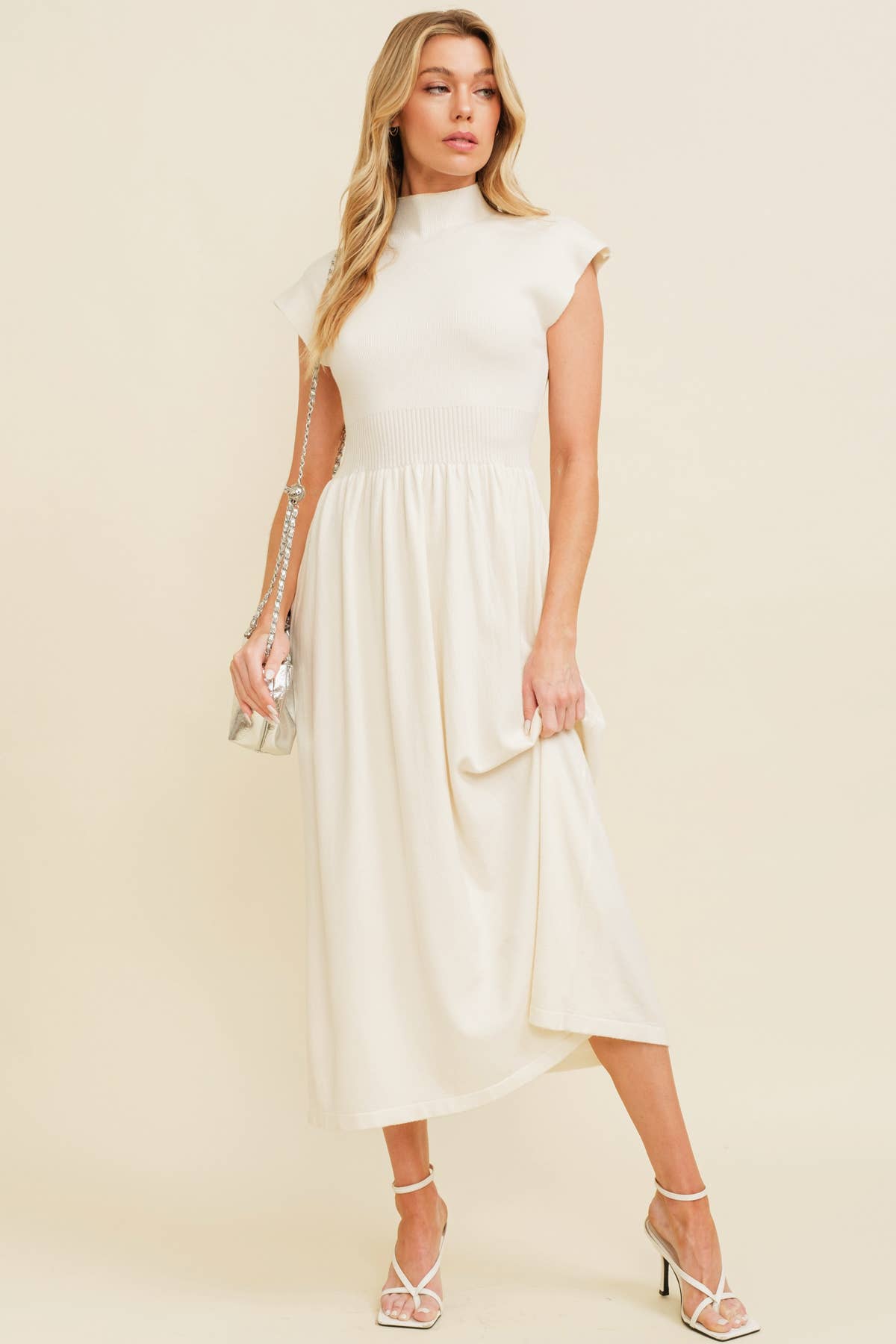 Mock Neck Maxi