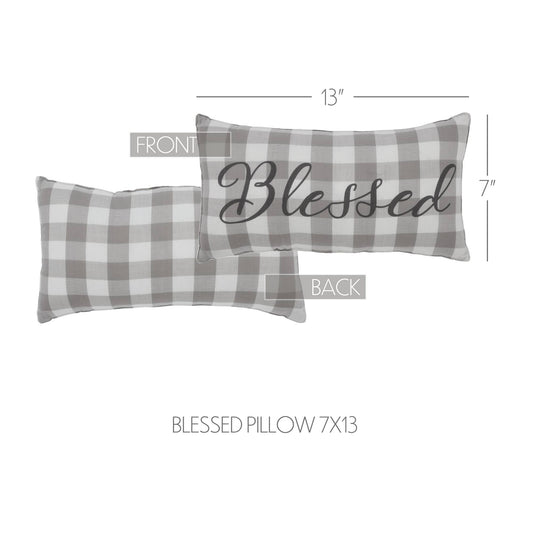 Finders Keepers Blessed Pillow 7x13