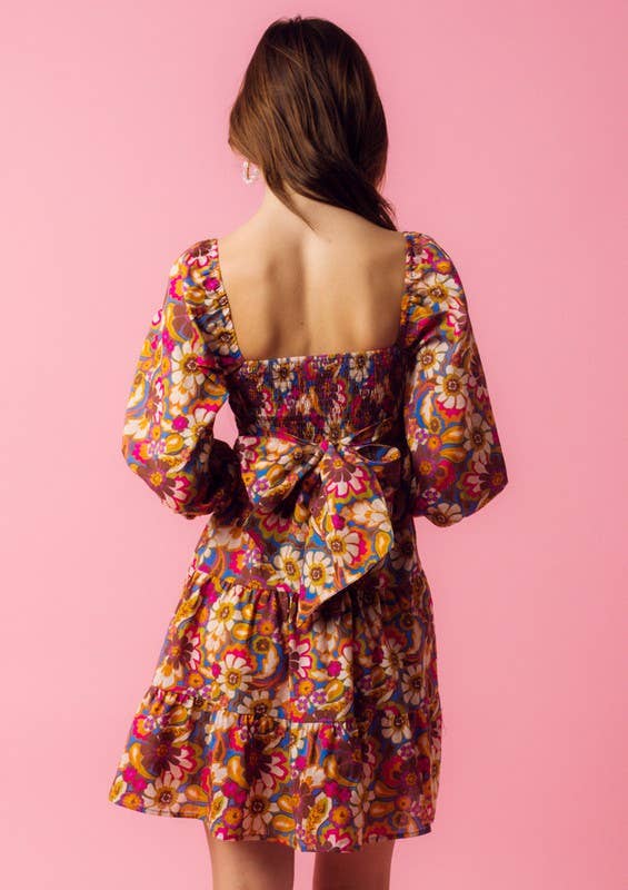 Avalee Multi Floral Mini Dress