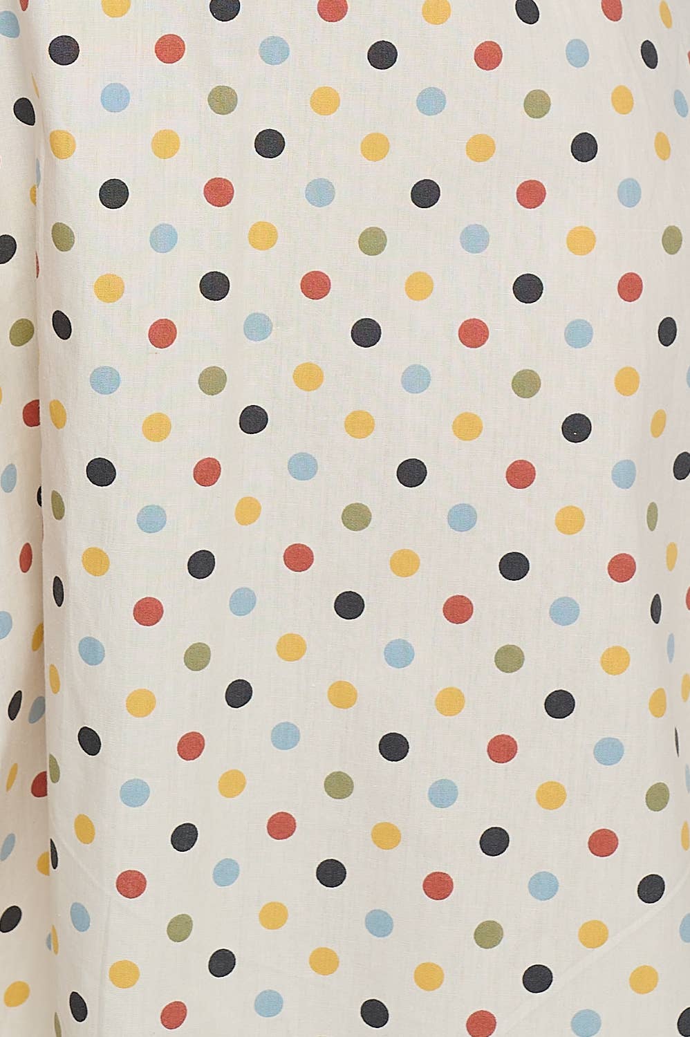 COLORFUL POLKA DOT FLARE SLEEVE DRESS