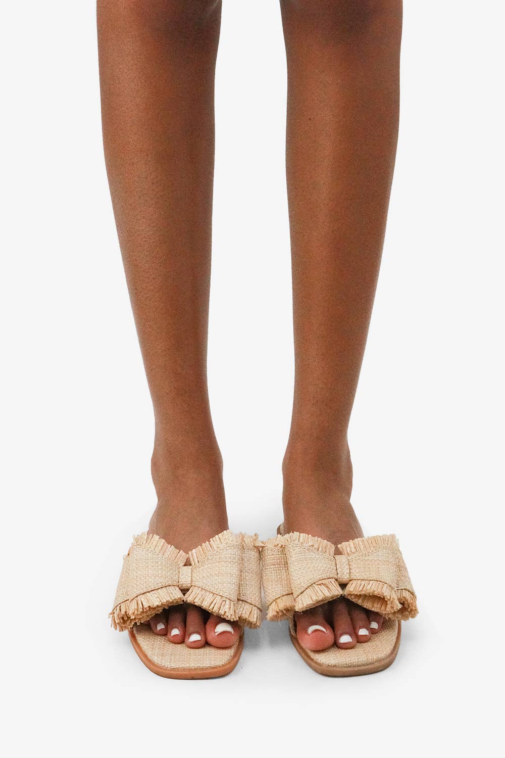 RESORT STAY -  Raffia Bow Sandal