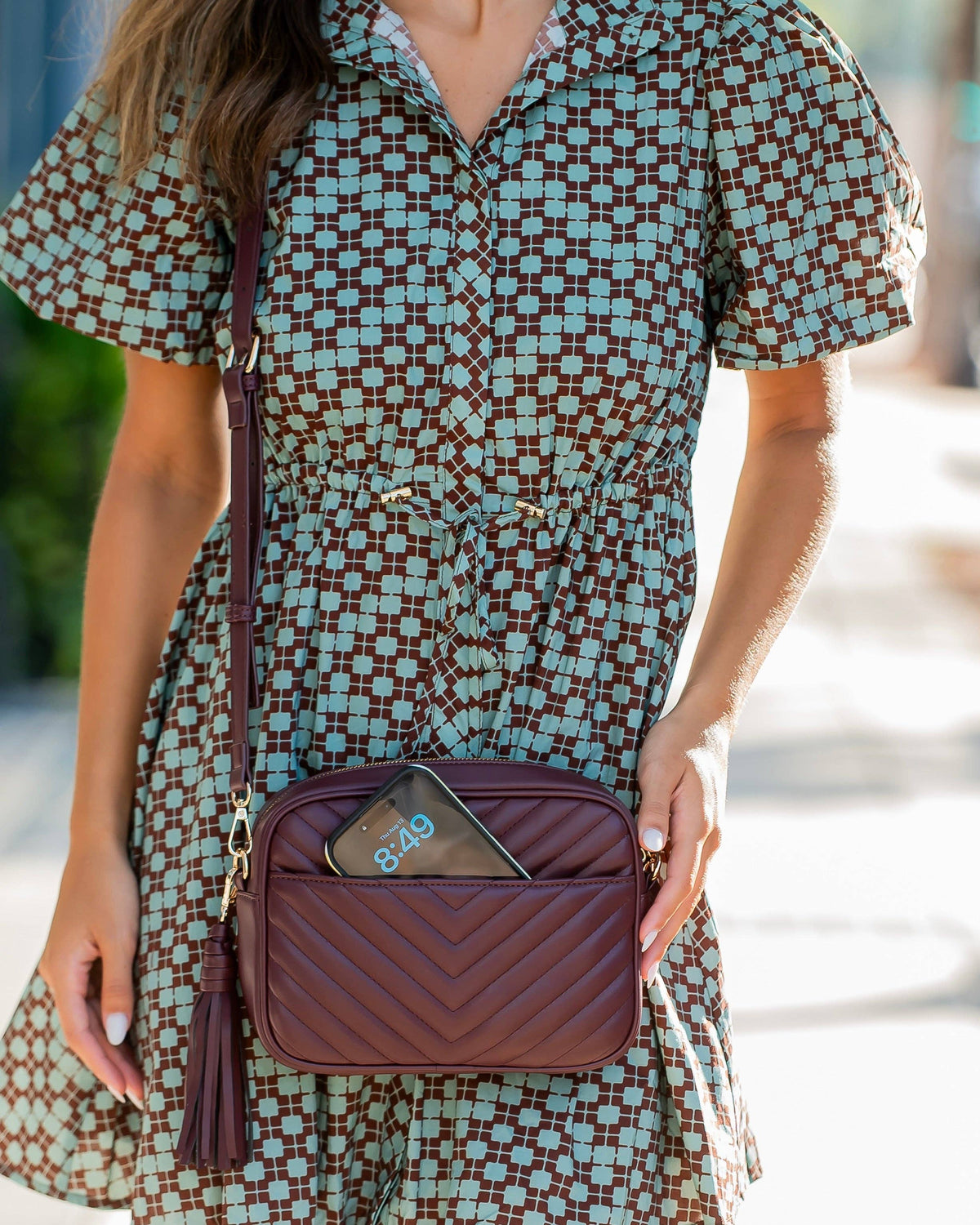 Greer Crossbody Burgundy VQ