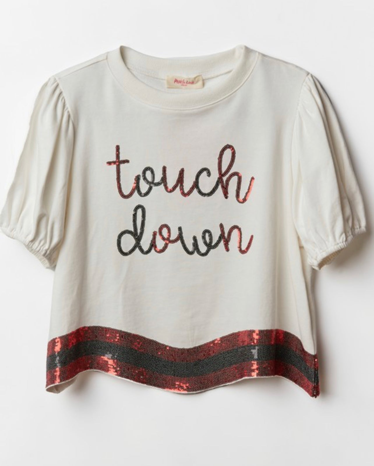 Touch Down Sequins Top