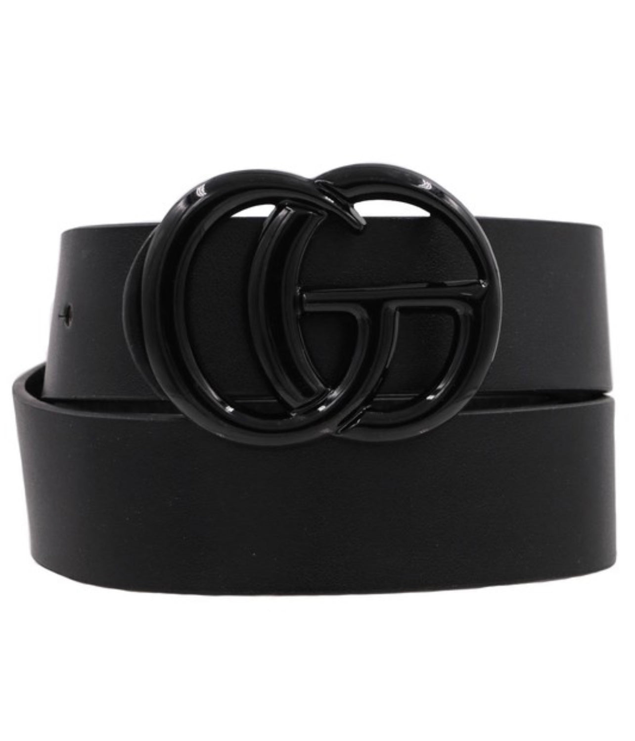 Painted Faux Leather Belt