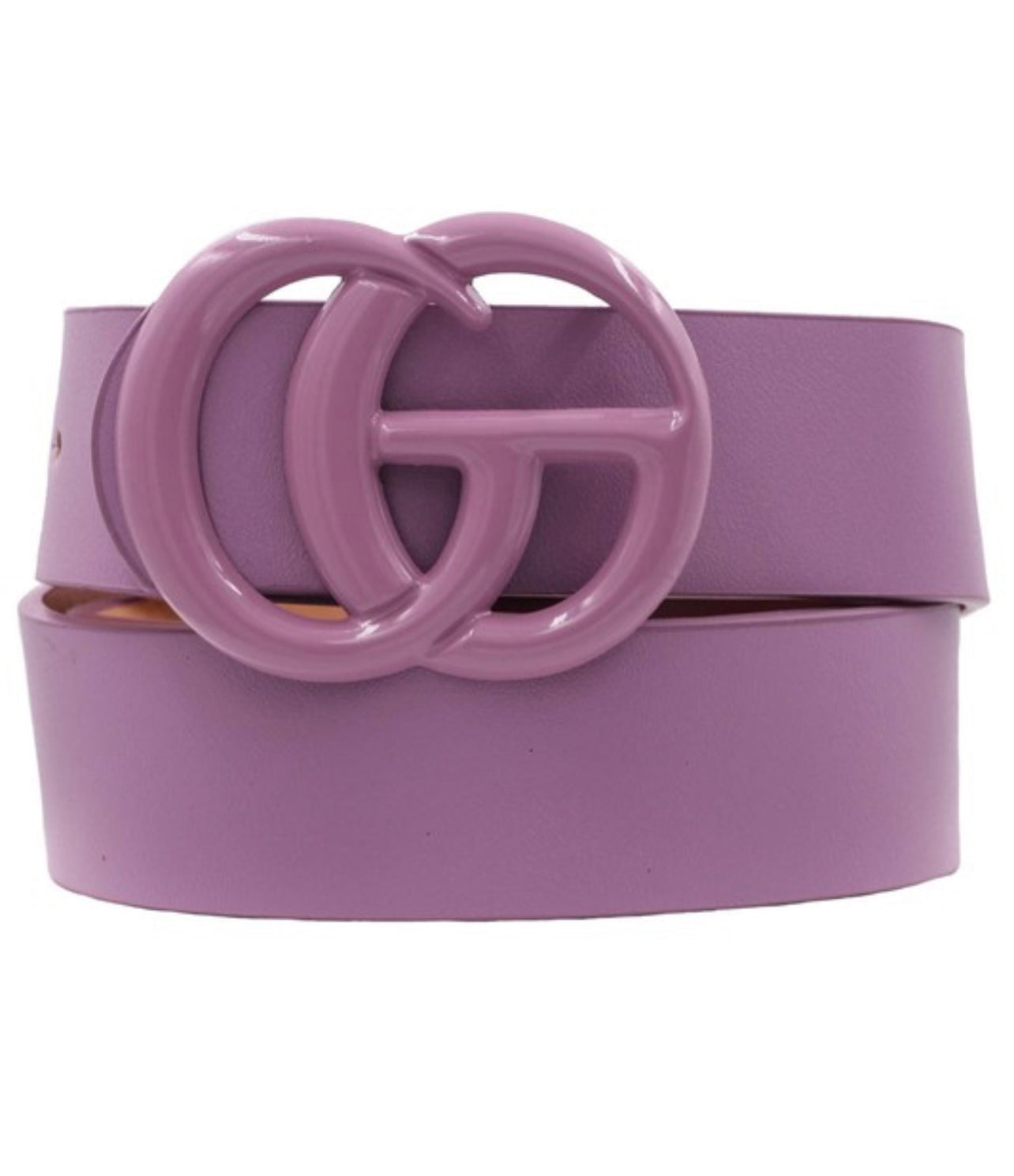 Painted Faux Leather Belt