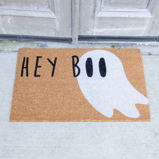 Hey Boo Coir Doormat