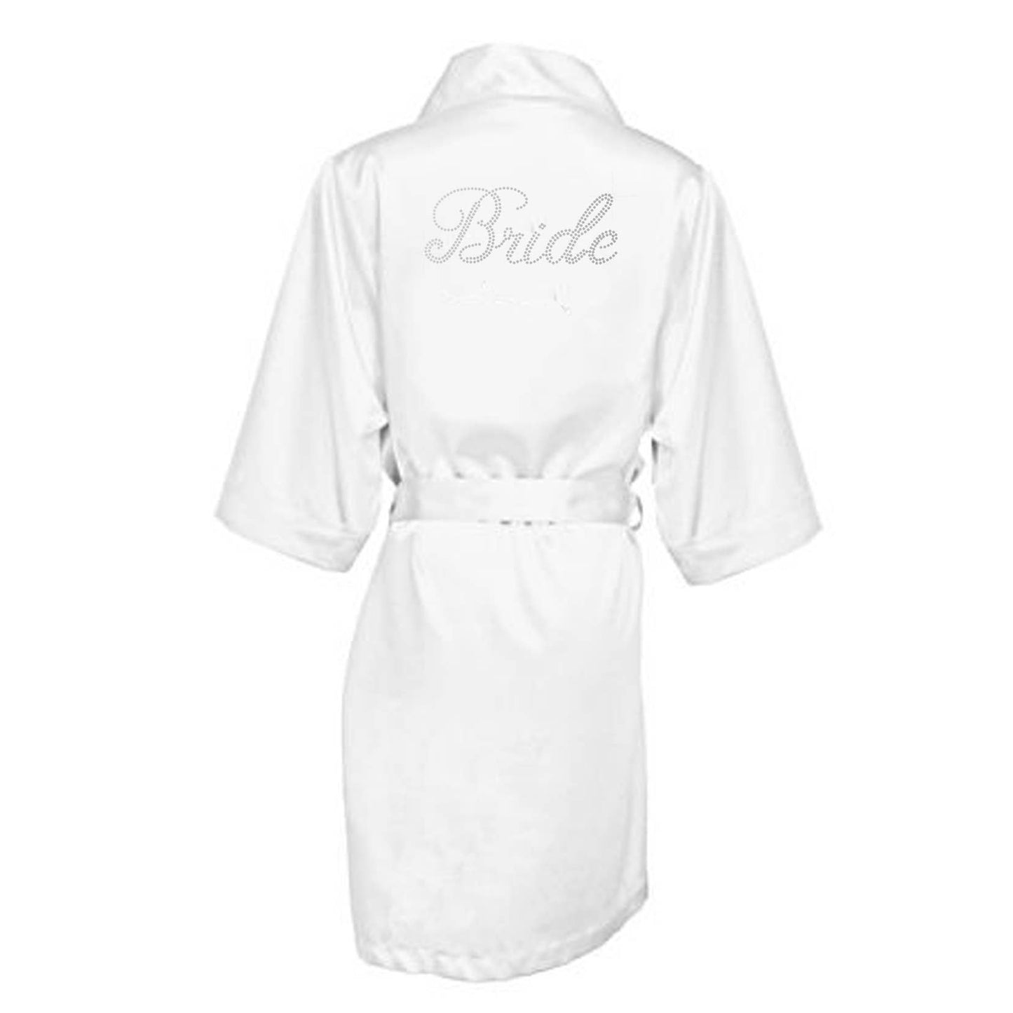 Women's Satin Rhinestone Robes