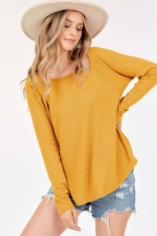 LONG SLEEVE ROUND NECK TOP