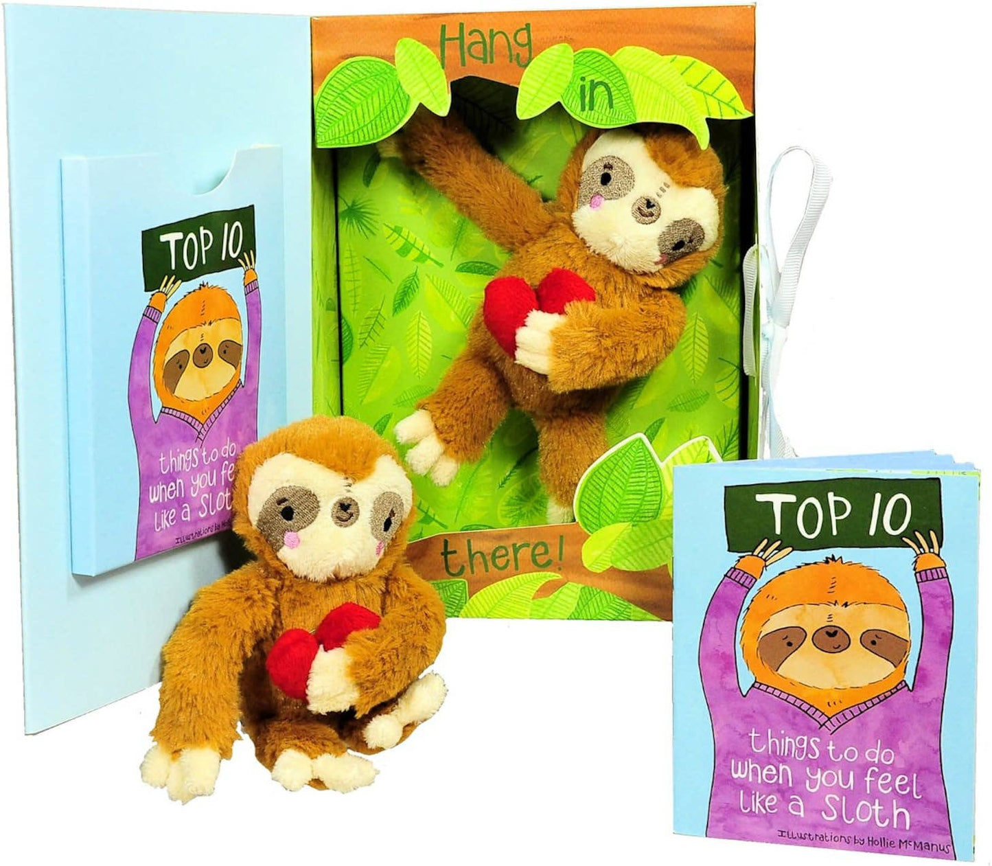 Hang in There Sloth Gift Set w/Book and Plush