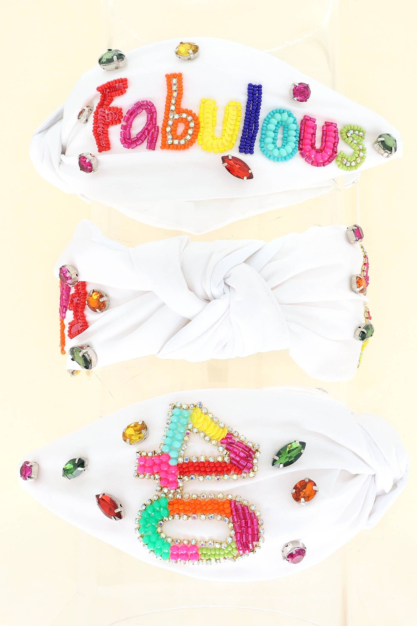 Fab 40 Birthday Headband