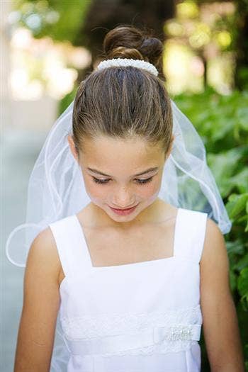 Pearl Bun Veil