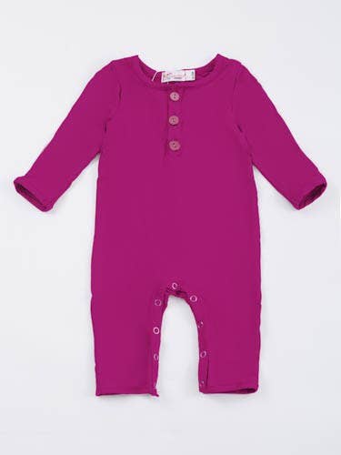 Magenta Bamboo Romper