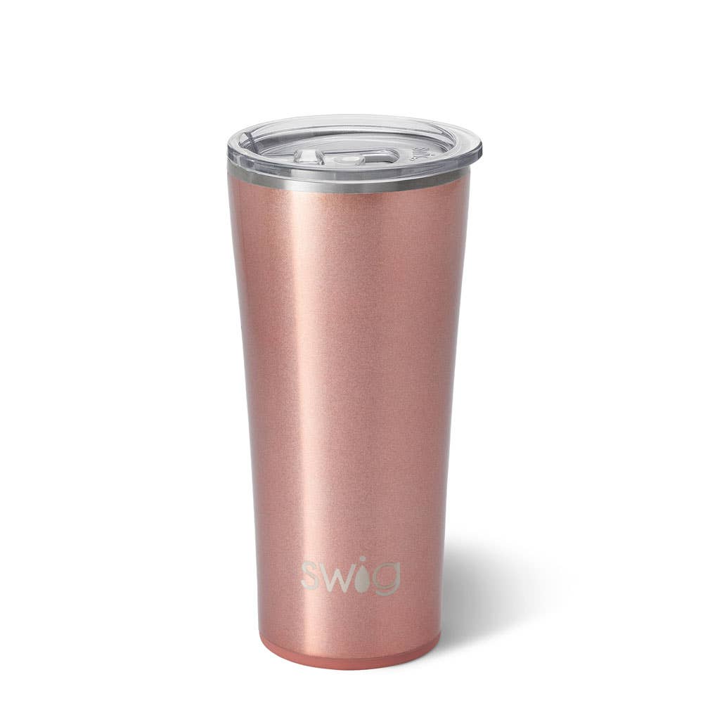 Shimmer Rose Gold Tumbler (22oz)