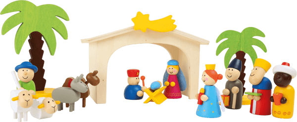 Small Foot Wooden Manger Set