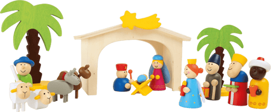 Small Foot Wooden Manger Set