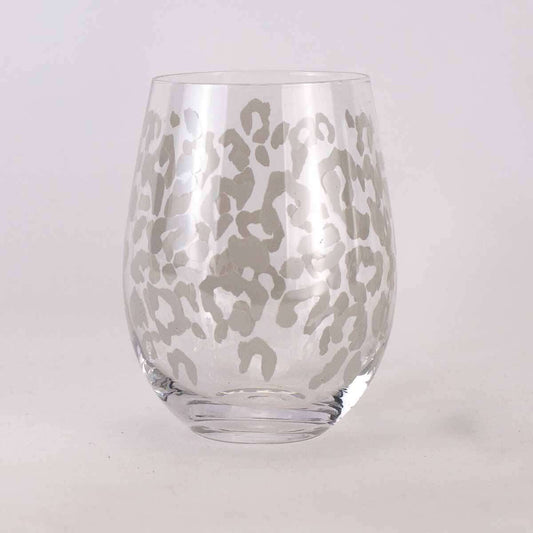 Leopard Wine Glass Gift Set