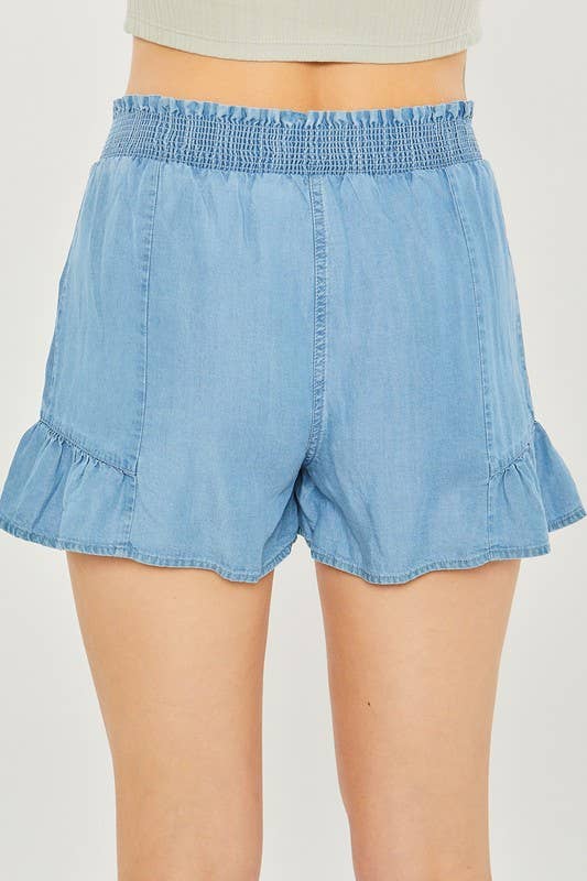 Woven Solid Shorts