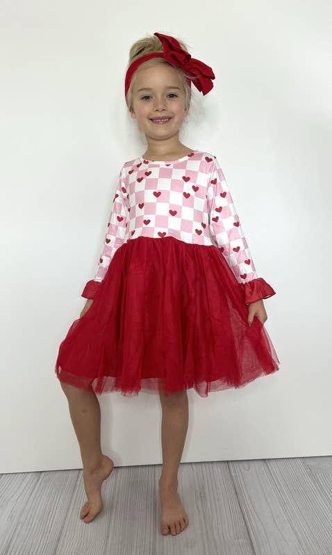 Red Heart Tutu Dress
