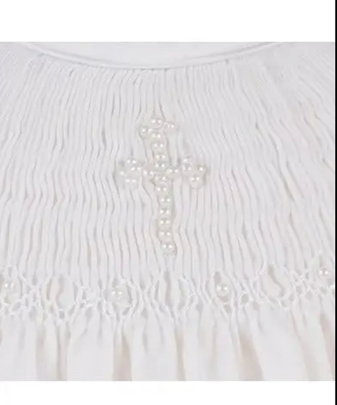 Pearl Cross Christening Gown