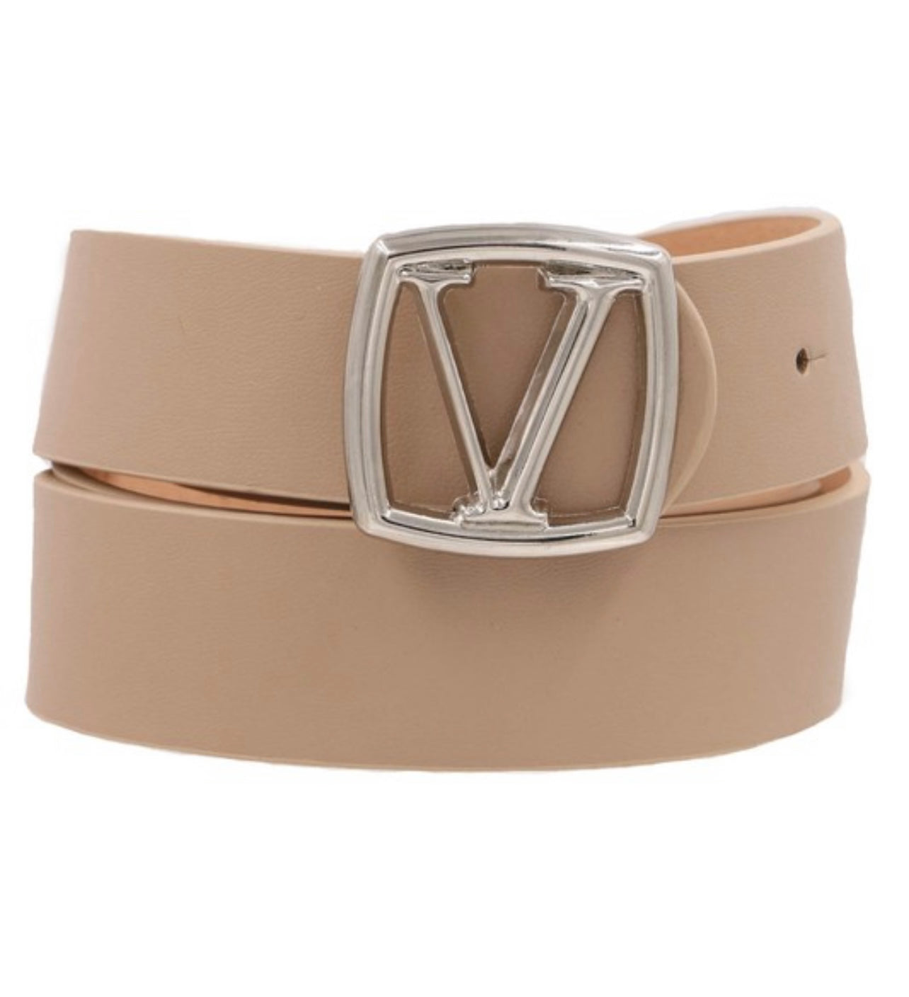 Metal V Buckle Belt