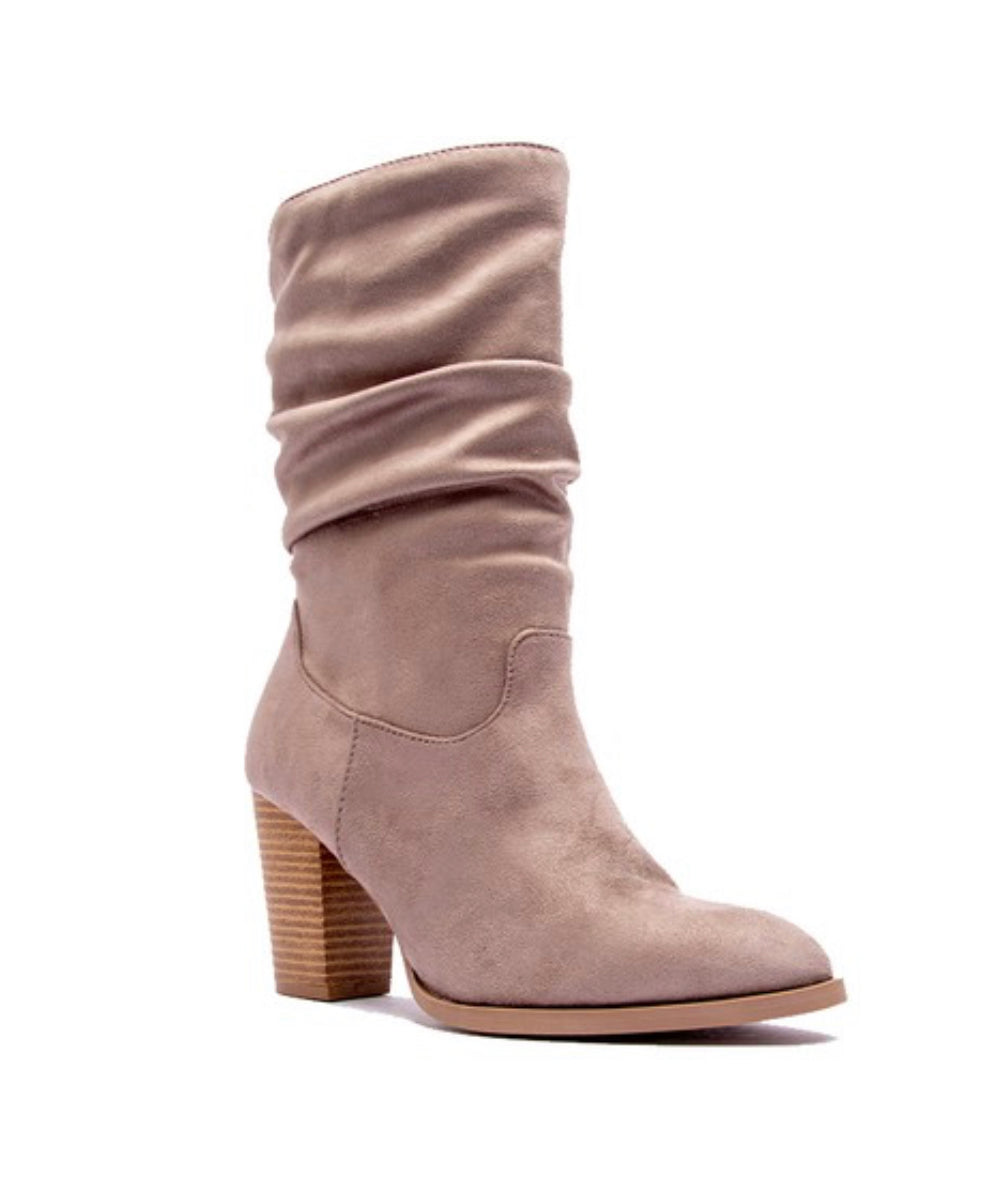 Tiber Taupe Suede Boot