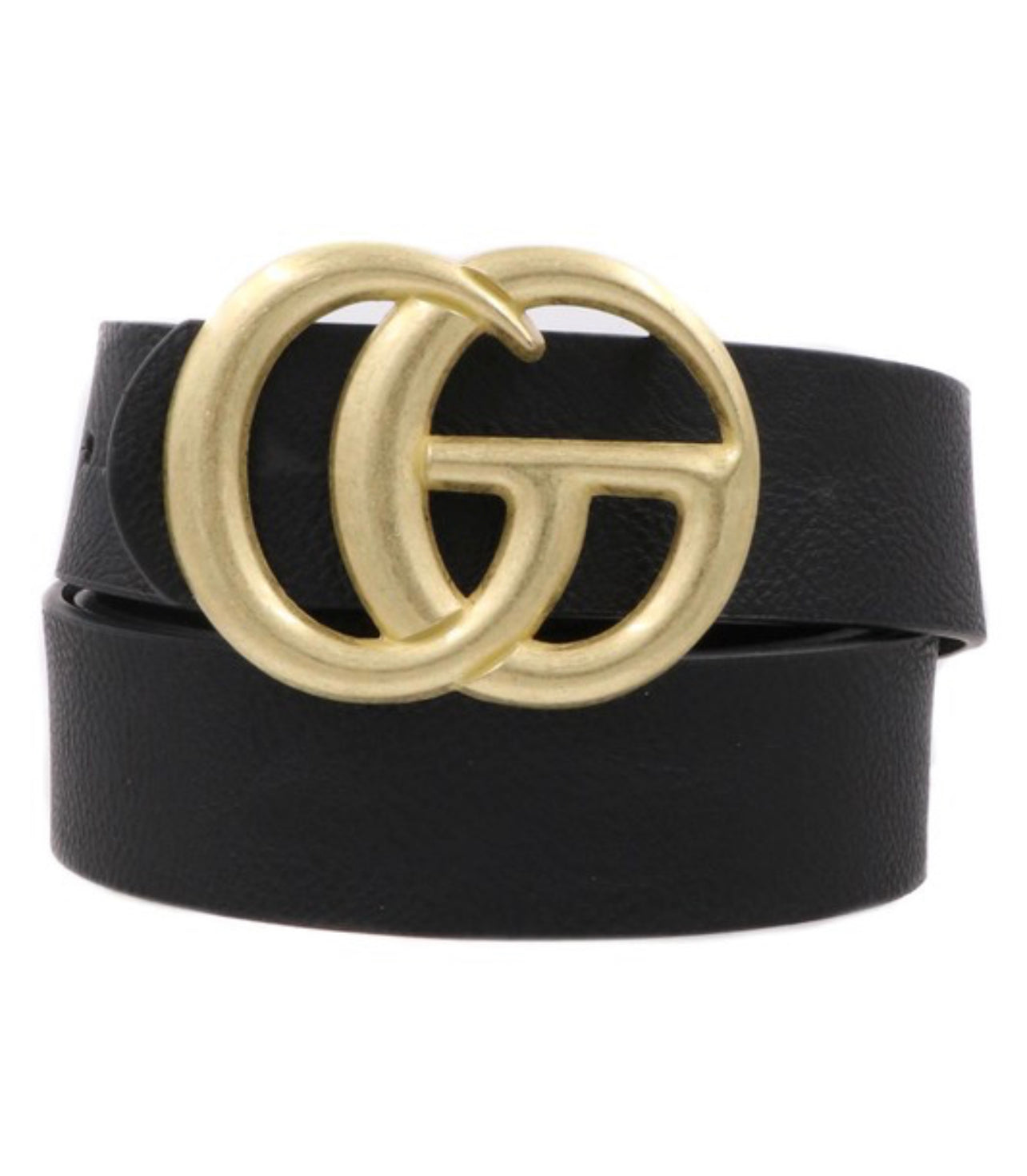 Plus Size CG Matte Buckle Belt