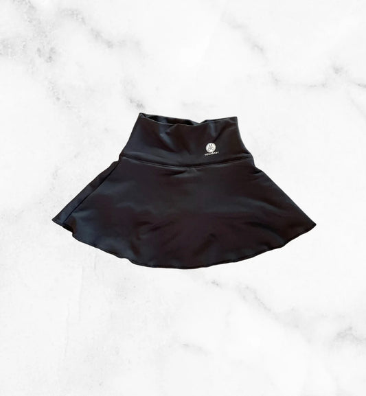 Yogababy Black Tennis Skirt
