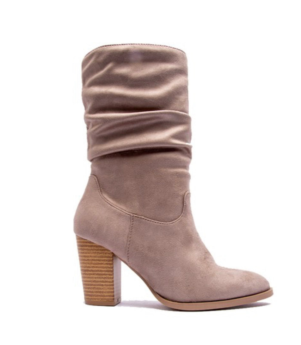 Tiber Taupe Suede Boot