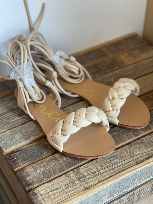 Bowie Bone Wrap Sandal