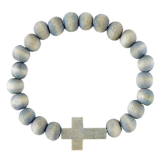 Beaded Cross Bracelet