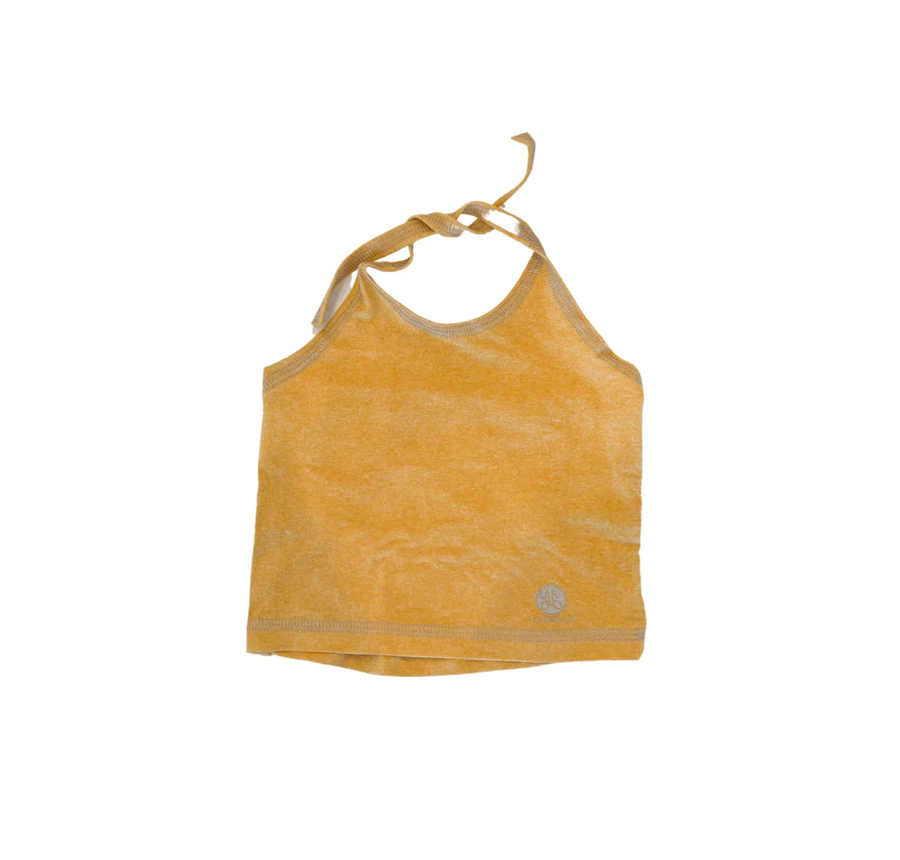 YB Heather Yellow Halter Top