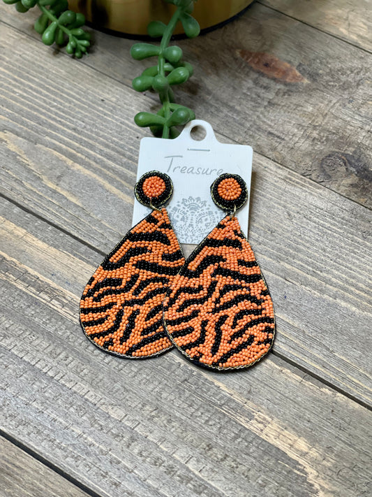 Tiger Stripe Earrings